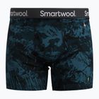 Men's thermal boxer briefs Smartwool Merino Print Boxer Brief twilight blue mountain