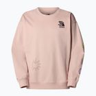 The North Face Mountain Cleanup Over pink moss sweatshirt