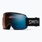 Smith Squad black/chromapop pro photochromic blue mirror ski goggles