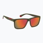 Polaroid PLD 2164/S military green/red multilayer polarised men's sunglasses