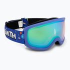 Ski goggles Smith Snowday Jr supernova rockets/blue sensor mirror
