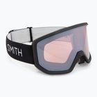 Ski goggles Smith Transfer black/ignitor mirror