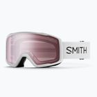 Ski goggles Smith Tribute white/ignitor mirror