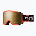 Ski goggles Smith Squad cinder chop up/chrp sun black gold mirror/clear