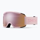 Ski goggles Smith Squad carnation/chrp everyday rose gold mirror/clear