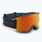 Ski goggles Smith Squad slate/chromapop pro photochromic red mirror
