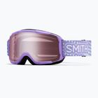 Children's ski goggles Smith Daredevil S2 light lavender dot clouds/ignitor mirror antifog