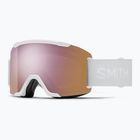 Ski goggles Smith Squad S2 white vapor/chromapop everyday rose gold mirror