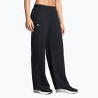 Women's trousers Under Armour Rival Wide Leg black / white