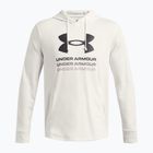 Men's Under Armour Rival Terry Graphic Hood onyx white/black