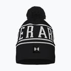 Under Armour men's winter beanie Halftime Pom Beanie black/white/white