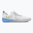 Under Armour women's training shoes TriBase Reign 6 white/horizon blue/morph green