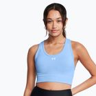 Under Armour Vanish Seamless Mid Branded training bra horizon blue/white