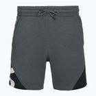 Men's Under Armour Curry Splash Fleece Shorts castlerock full heather/black/white clay