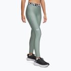 Under Armour HeatGear silica green/white women's training leggings