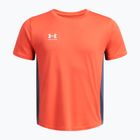 Children's football T-shirt Under Armour Challenger Train fire/downpour gray/white