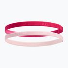 Under Armour Mini Bands headband (2 pcs) shaded fuchsia/prime pink
