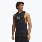 Men's Under Armour Project Rock Camo Tank anthracite/black/hyper green T-shirt