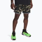 Men's shorts Under Armour Project Rock Mesh baroque green / white