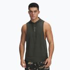Men's sweatshirt Under Armour Project Rock Snake SL baroque green / bayou / white