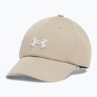 Women's baseball cap Under Armour Blitzing Adj City Khaki/White Quartz