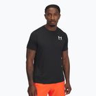 Men's training top Under Armour HeatGear Fitted black/white
