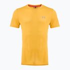 Men's running T-shirt Under Armour Trail Run noble gold/reflective