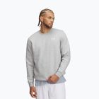 Men's sweatshirt Under Armour Essential Fleece Crew mod gray light heather/white