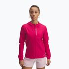 Women's running jacket Under Armour Outrun The Storm shaded fuchsia/reflective
