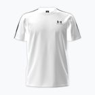 Men's training T-shirt Under Armour Icon Heavyweight Tee Taping white/black
