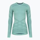 Women's thermal base layer sweatshirt Smartwool Intraknit Thermal Merino Baselayer Crew pacific blue/nightfall blue