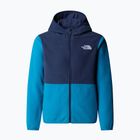 Children's fleece sweatshirt The North Face Teen Glacier Full Zip Hoodie dusk blue/summit navy