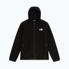 Children's fleece sweatshirt The North Face Teen Glacier Full Zip Hoodie tnf black