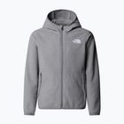 Children's fleece sweatshirt The North Face Teen Glacier Full Zip Hoodie mid grey heather