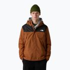 Men's rain jacket The North Face Antora burnt umber/black