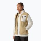 Women's fleece sweatshirt The North Face Yumiori Full Zip khaki stone/white dune