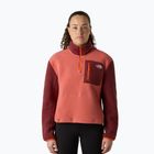 The North Face women's Yumiori 1/4 Zip sweatshirt mars dust/sumac/solar flare