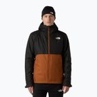 Men's down jacket The North Face Millerton Insulated burnt umber/black