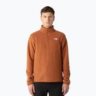 Men's fleece sweatshirt The North Face Glacier Fleece 1/4 Zip burnt umber