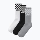 Socks Vans Classic Check Crew 3 pairs black/white