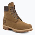 Men's shoes Timberland Premium 6 Inch Lace Up Waterproof olive nubuck/dark brown