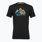 Men's T-shirt Smartwool Peak Bagger Active SS Graphic Tee black