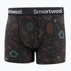 Men's thermal boxer briefs Smartwool Merino Print Boxer Brief Boxed black paisley