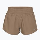 Women's shorts Nike One Dri-Fit 3" mink brown/reflective silver
