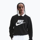 Men's sweatshirt Nike Sportswear Club Graphic Fleece Crew black/white