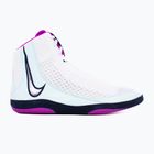 Nike Inflict 4 wrestling shoe white/hyper violet/glacier blue/obsidian
