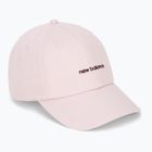 Women's New Balance 6 Panel Linear Logo cap rosesugar