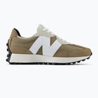 New Balance 327's V1 mushroom/white shoes