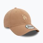 New Era Washed 940 La Dodgers med beige baseball cap