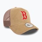 New Era Cord Trucker Red Sox med beige baseball cap